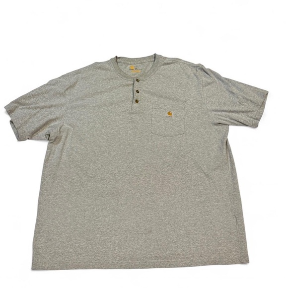 Carhartt Other - Carhartt Gray Short Sleeve Henley Tee